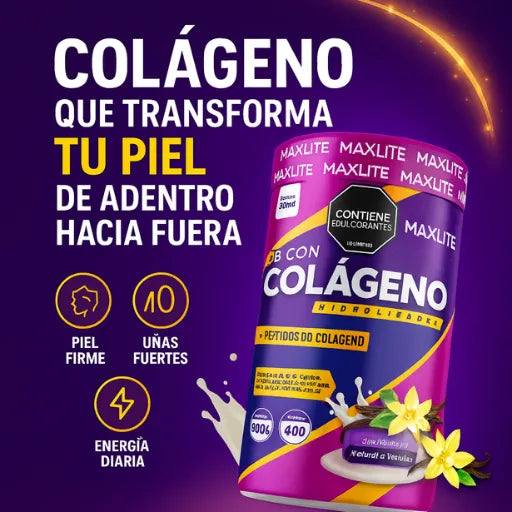 Colágeno MaxLite Vital Rejuvenece tu Cuerpo